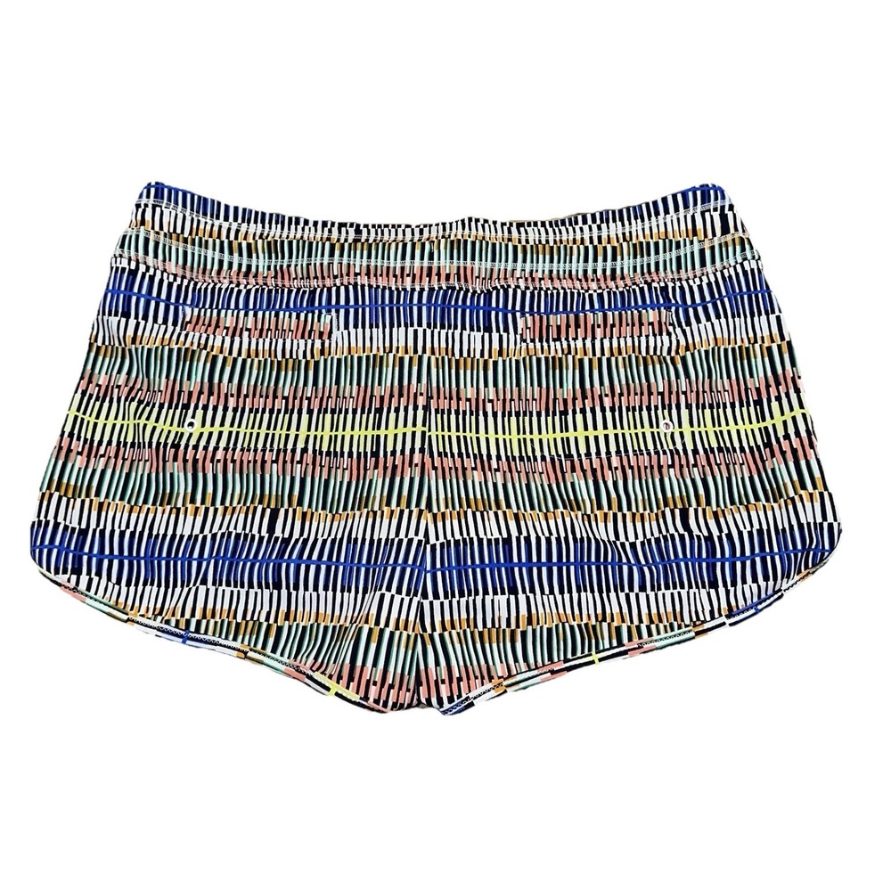 NWOT Athleta Ribbed Active Running Shorts Drawstring Lined Pockets Women's M $60 - Picture 5 of 9